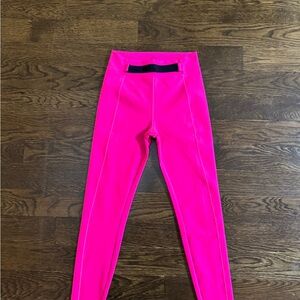Alo Yoga Hot Pink Leggings with High Waistband